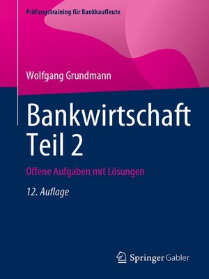 cover image of Bankwirtschaft Teil 2